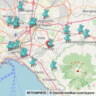 Mappa Viale G. Moscati, 80040 Cercola NA, Italia (5.9675)