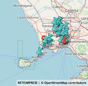 Mappa Via Monterusciello, 80078 Pozzuoli NA, Italia (12.031)