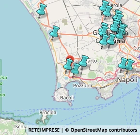 Mappa Via Monterusciello, 80078 Pozzuoli NA, Italia (10.8095)