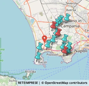 Mappa Via Monterusciello, 80078 Pozzuoli NA, Italia (6.74889)