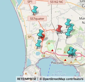 Mappa Via Monterusciello, 80078 Pozzuoli NA, Italia (4.24909)