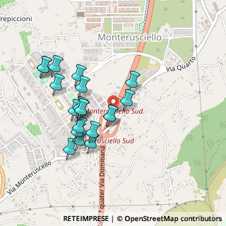 Mappa Via Monterusciello, 80078 Pozzuoli NA, Italia (0.458)