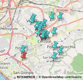 Mappa 80040 Cercola NA, Italia (1.3975)