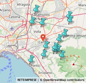Mappa 80040 Cercola NA, Italia (4.01857)