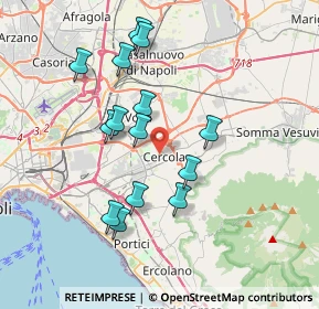 Mappa 80040 Cercola NA, Italia (3.69643)
