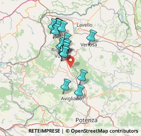 Mappa Unnamed Road, 85020 Potenza (11.65737)