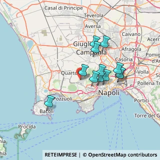 Mappa Via Parroco Giustino Russolillo, 80126 Napoli NA, Italia (6.25833)