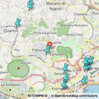 Mappa Strada Vicinale dei Monti, 80126 Napoli NA, Italia (3.60462)