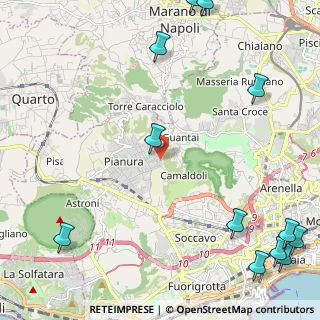 Mappa Strada Vicinale dei Monti, 80126 Napoli NA, Italia (3.73583)