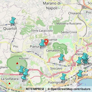 Mappa Strada Vicinale dei Monti, 80126 Napoli NA, Italia (3.65833)