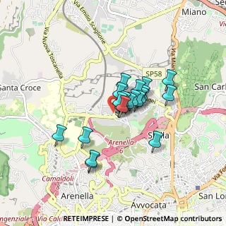 Mappa Via Edoardo Nicolardi, 80132 Napoli NA, Italia (0.6365)