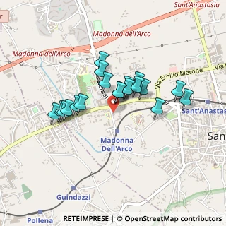 Mappa Nei pressi del Santuario della Madonna dell'Arco, 80048 Sant'Anastasia NA, Italia (0.3645)