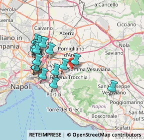 Mappa Nei pressi del Santuario della Madonna dell'Arco, 80048 Sant'Anastasia NA, Italia (7.90105)