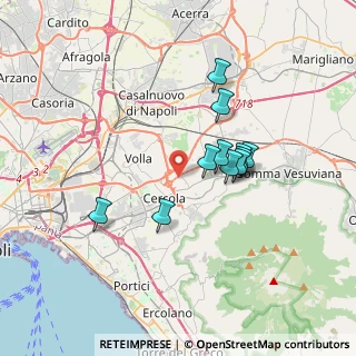 Mappa Via Cozzolino, 80040 Cercola NA, Italia (3.10273)