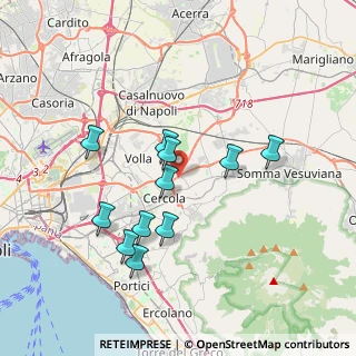 Mappa Via Cozzolino, 80040 Cercola NA, Italia (3.59818)