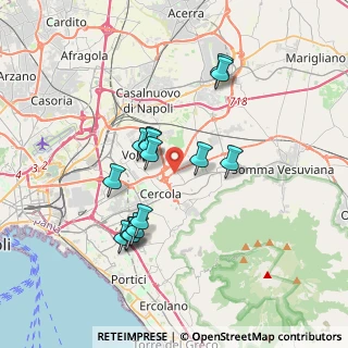 Mappa Via Cozzolino, 80040 Cercola NA, Italia (3.42786)