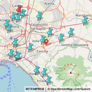 Mappa Via Cozzolino, 80040 Cercola NA, Italia (6.2705)