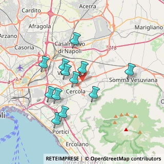 Mappa Via Cozzolino, 80040 Cercola NA, Italia (3.55417)