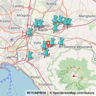 Mappa Via Cozzolino, 80040 Cercola NA, Italia (3.56077)