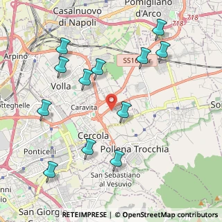 Mappa Via Cozzolino, 80040 Cercola NA, Italia (2.45083)