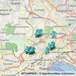 Mappa Largo Privato delle Mimose, 80131 Napoli NA, Italia (1.8075)