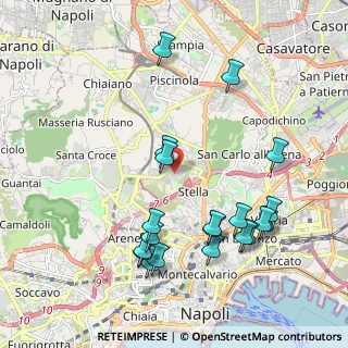 Mappa Largo Privato delle Mimose, 80131 Napoli NA, Italia (2.3635)