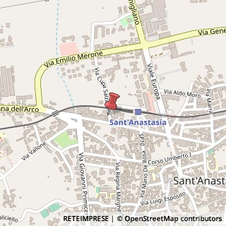 Mappa Via Fortunato Giustino, 29, 80048 Sant'Anastasia, Napoli (Campania)