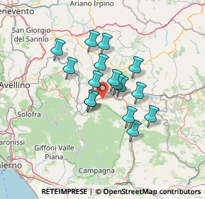 Mappa Contrada Cerrete, 83047 Lioni AV, Italia (10.575)