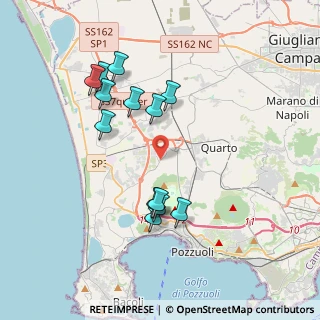 Mappa Via Quarto, 80078 Pozzuoli NA, Italia (3.91923)