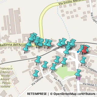 Mappa Via Madonna dell'Arco, 80135 Secondigliano NA, Italia (0.12)