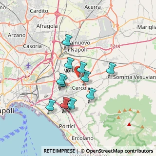 Mappa Via Aldo Moro, 80040 Cercola NA, Italia (3.14083)