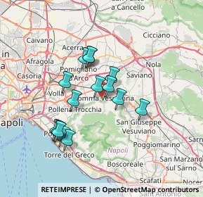 Mappa Via Venezia, 80049 Somma Vesuviana NA, Italia (6.416)
