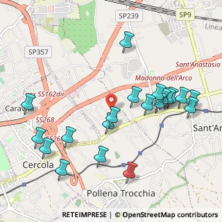 Mappa Via Guindazzi, 80040 Pollena Trocchia NA, Italia (1.2095)