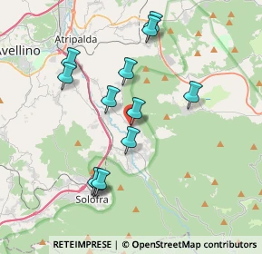 Mappa 83020 Santa Lucia di Serino AV, Italia (3.87833)