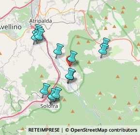 Mappa 83020 Santa Lucia di Serino AV, Italia (3.86714)