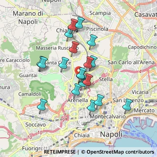 Mappa Via Antonio Cardarelli, 80100 Napoli NA, Italia (1.69)
