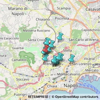 Mappa Via Antonio Cardarelli, 80100 Napoli NA, Italia (1.09667)