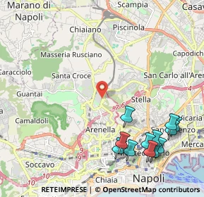 Mappa Via Antonio Cardarelli, 80100 Napoli NA, Italia (2.88917)