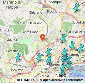 Mappa Via Antonio Cardarelli, 80100 Napoli NA, Italia (3.01533)