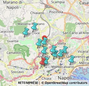 Mappa Via Antonio Cardarelli, 80100 Napoli NA, Italia (1.75167)