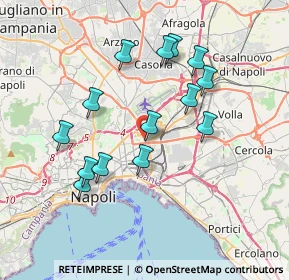 Mappa Via Vicinale S. Maria del Pianto, 80144 Napoli NA, Italia (3.72357)