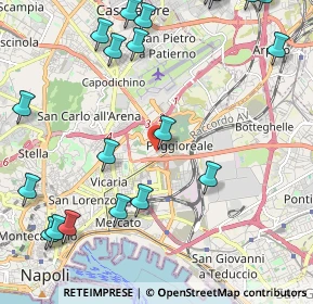Mappa Via Vicinale S. Maria del Pianto, 80144 Napoli NA, Italia (3.099)