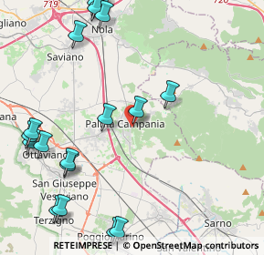 Mappa Via Canalone, 80036 Palma Campania NA, Italia (6.1315)