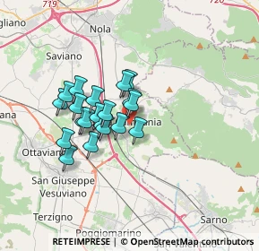 Mappa Via Canalone, 80036 Palma Campania NA, Italia (2.7595)