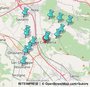Mappa Via Canalone, 80036 Palma Campania NA, Italia (3.65286)