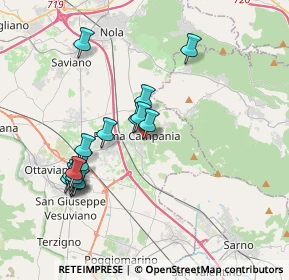 Mappa Via Canalone, 80036 Palma Campania NA, Italia (3.88563)
