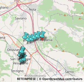 Mappa Via Canalone, 80036 Palma Campania NA, Italia (4.34688)