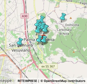 Mappa Via Canalone, 80036 Palma Campania NA, Italia (1.14917)