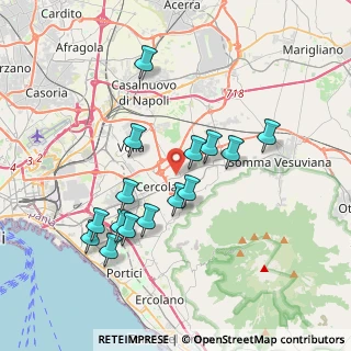 Mappa Via Giuseppe Garibaldi, 80040 Pollena Trocchia NA, Italia (3.77867)