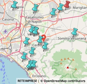 Mappa Via Giuseppe Garibaldi, 80040 Pollena Trocchia NA, Italia (4.69765)